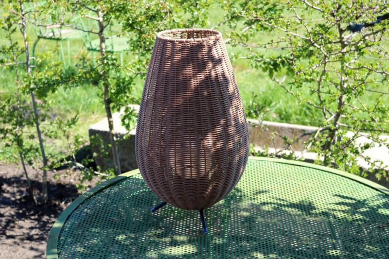 Lucide COLIN IP44 - Nabíjacia stolová lampa Vonkajšia - Batéria - LED Rozm. - 1x3W 3000K - IP44 - 3 StepDim - Natural